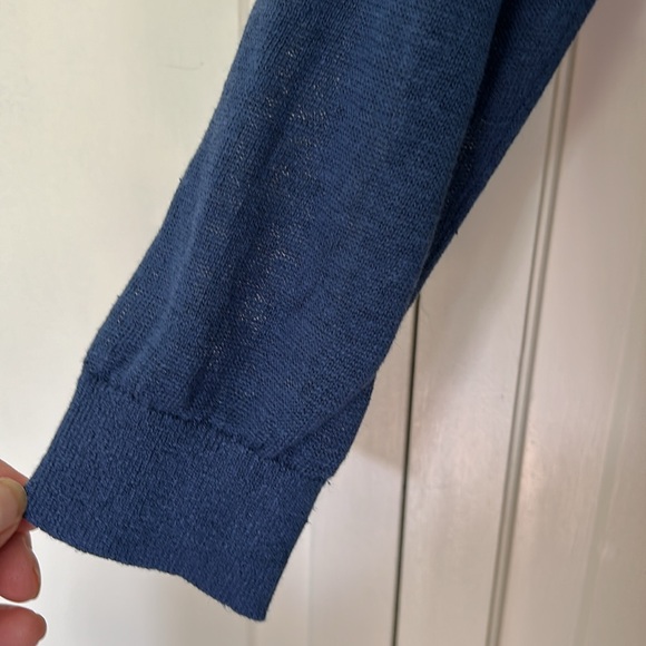 Extra Small Blue V Neck Sweater - Picture 2 of 10